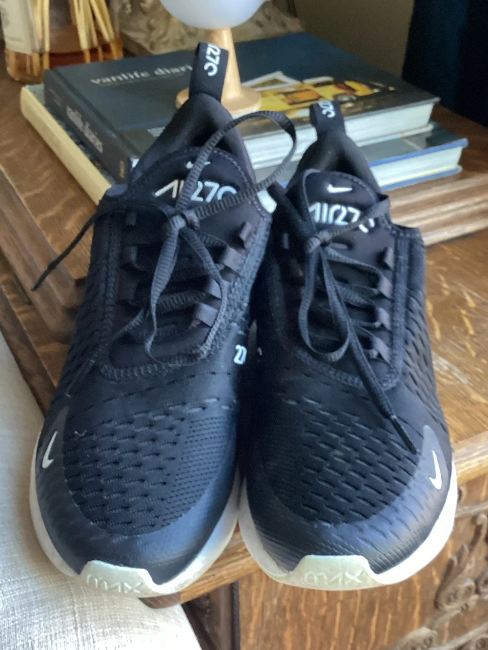 Nike Air Max 270 Black with White Accents